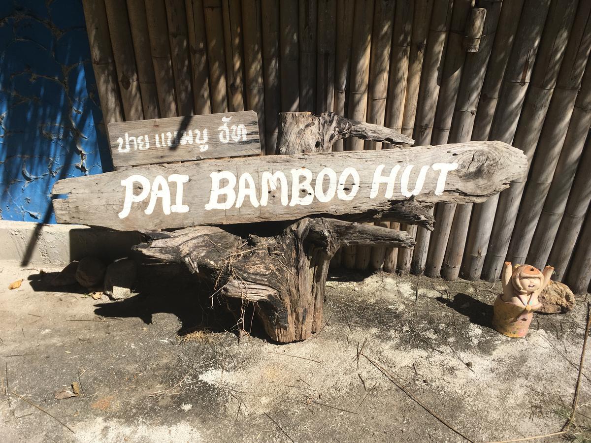 Hotel Pai Bamboo Hut Exterior foto