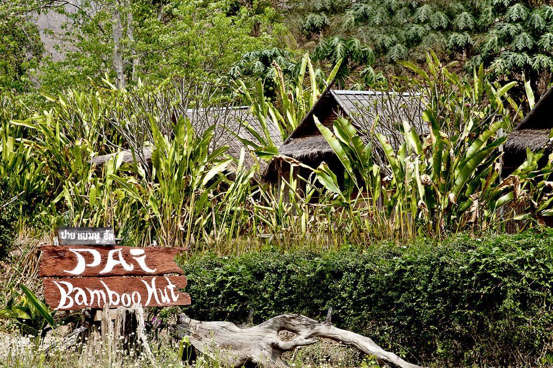 Hotel Pai Bamboo Hut Exterior foto